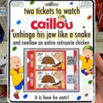 Caillou snake (paying for ts)