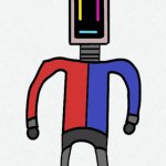 Phester the phone "jester" robot. template