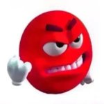 Angry face emoji