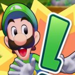 Luigi handing you the L