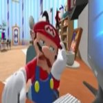 Shocked Mario GIF Template