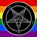 Lgbtq satanic flag