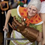 Granny Smith with the infinity gauntlet