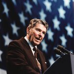 Ronald Reagan podium template