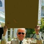 Joe Biden protest sign