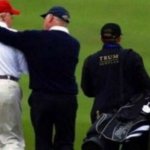 Trump golf pants stain diarrhea