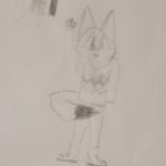 I sketched this little guy! I love him! | image tagged in crownedfurry announcement temp tc,crownedfurry,furry,fursona,tricolour,announcement | made w/ Imgflip meme maker