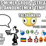 Ms Memer Announcement