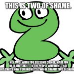 Two of shame
