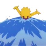 Lisa Simpson Water Transparent Background