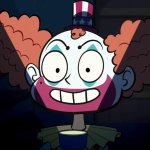 marco diaz as a clown