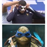 Mbappe vs Turtle ninja