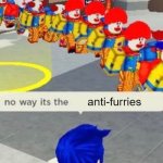 Roblox no way it's the *insert something you hate* | anti-furries | image tagged in roblox no way it's the insert something you hate | made w/ Imgflip meme maker