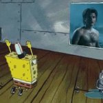 Spongebob worship meme GIF Template