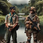 Boy scout vs military