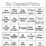 My crack ass bingo meme