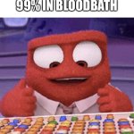 FUUUUUUUUUUUUUUUU- | ME WHEN I GET 99% IN BLOODBATH | image tagged in i have to access the entire curse word library,geometry dash | made w/ Imgflip meme maker