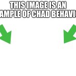 This image is an example of chad behavior meme