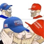 biden trump fans kiss wojak