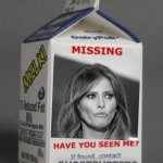 Melania Missing Milk