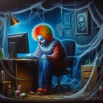 Clown triste