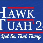 Biden hawk tuah logo