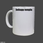 Behapp mugshot template meme