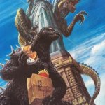 Godzilla And Zilla Go Out For Burgers | Slavic Lives Matter | image tagged in godzilla and zilla go out for burgers,slavic | made w/ Imgflip meme maker