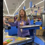 Woman at Walmart