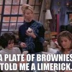 phoebe plate of brownies