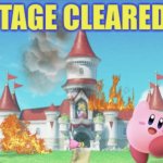 Stage cleared kirby