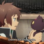 Kazuma Talking to Chomosuke