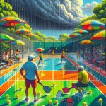 pickleball rain delay