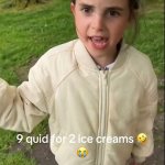 angry ice cream girl