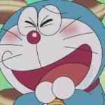 Doraemon blushing