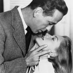 Bogart and Bacall chin grap