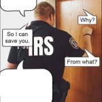 IRS agent knocking