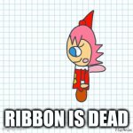 ribbon is dead | RIBBON IS DEAD | image tagged in gifs,gore,funny,kirby,ribbon,cute | made w/ Imgflip video-to-gif maker