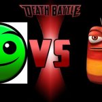 Fire In The Hole vs Red Larva Oi Oi Oi (Both are my favorite so which one is your favorite) | image tagged in death battle,gaming,larva,geometry dash | made w/ Imgflip meme maker