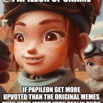 Papileon of shame meme