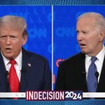 Biden debate mouth open