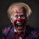 biden Angry Scary Clown