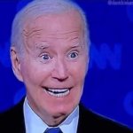 Biden grinning idiot