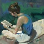 The reading girl