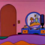 Marge Simpson Bed Mirror