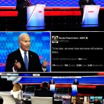Debate Trump vs Biden, lies about Border Patrol meme