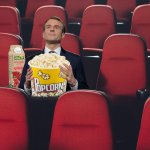 Macron in Theater with Pop-Corn