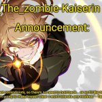 Millie_The_zombie-Kaiserin's Tanya The Evil announcement temp