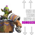 One of these guys are homosexual!! meme
