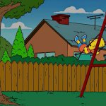 Bart Simpson Swinging